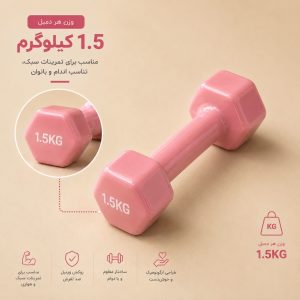 دمبل 1/5 کیلویی (جفتی)